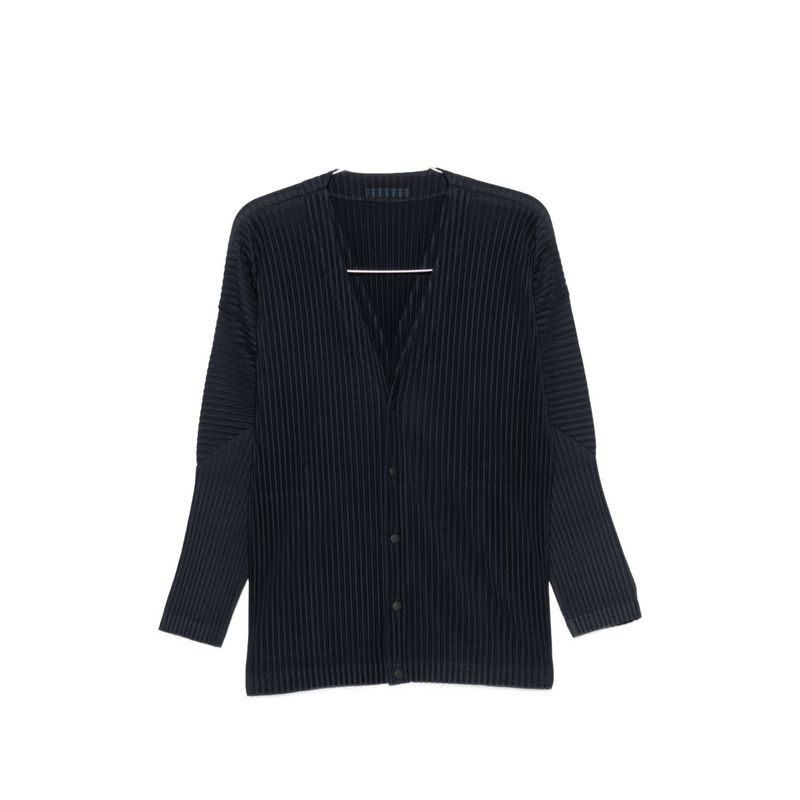 Homme Plisse Issey Miyake Men Pleated Cardigan